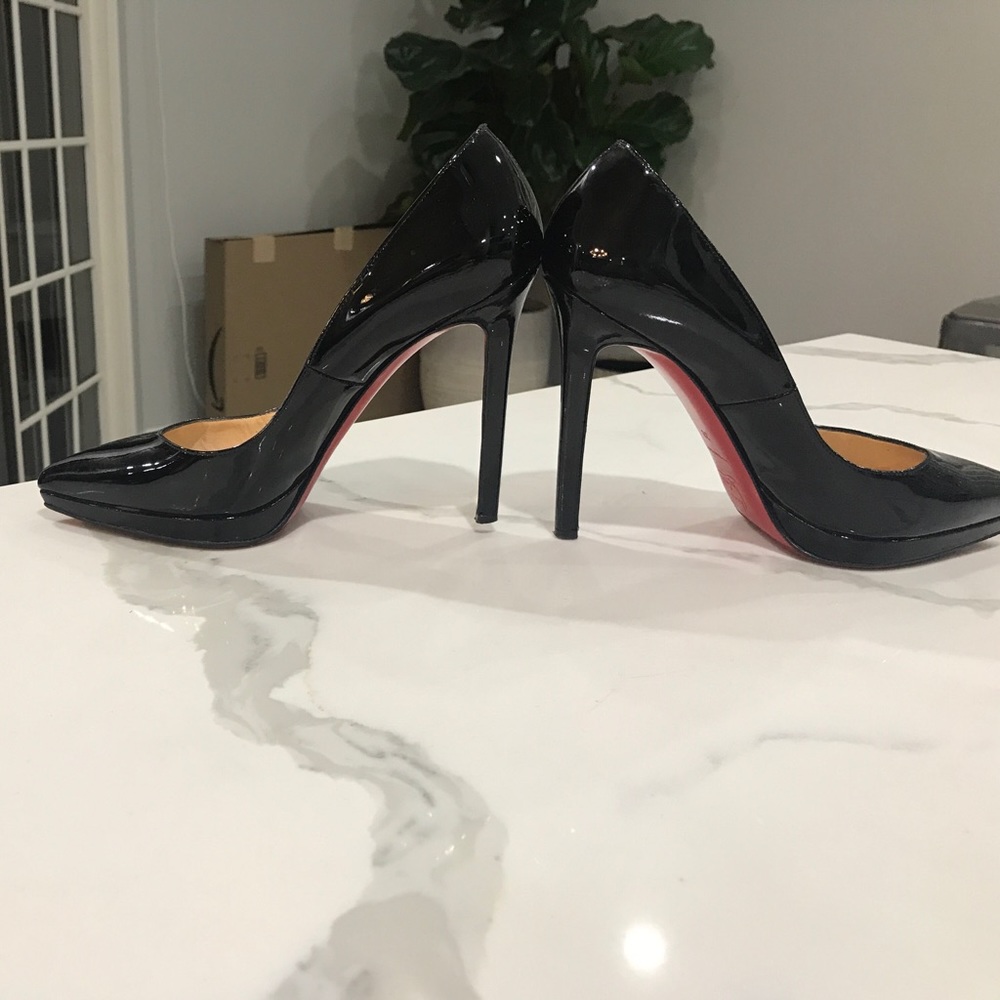 Christian Louboutin Black Prato Heels size 38